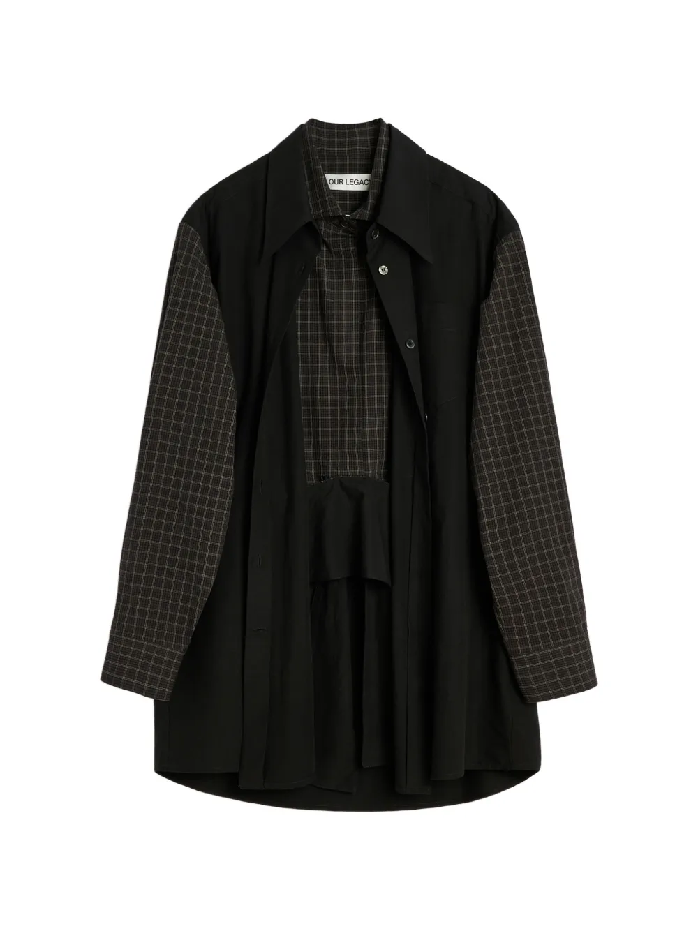OUR LEGACY Girdle blouse Zwart