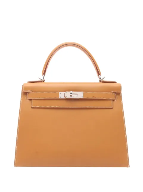 Hermès Pre-Owned sac à main Kelly II Sellier 28 en cuir Chamonix (2001)