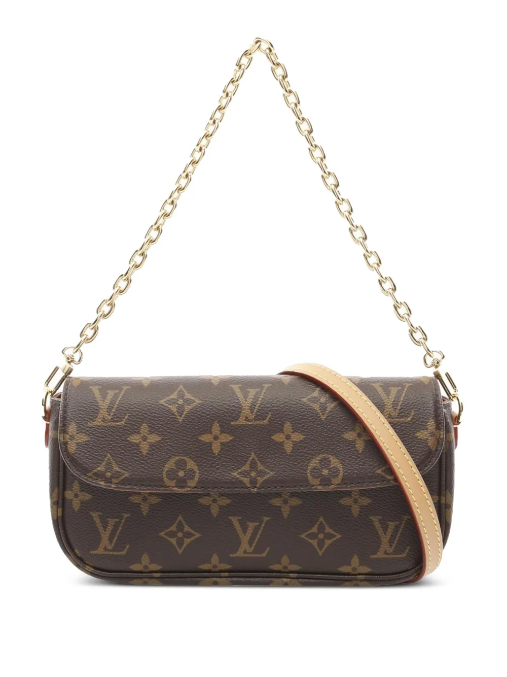 Louis Vuitton Pre-Owned 2021-2025 モノグラム アイビー ウォレットオンチェーン サッチェルバッグ - Louis Vuitton Pre-Owned 2021-2025 モノグラム アイビー ウォレットオンチェーン サッチェルバッグ -