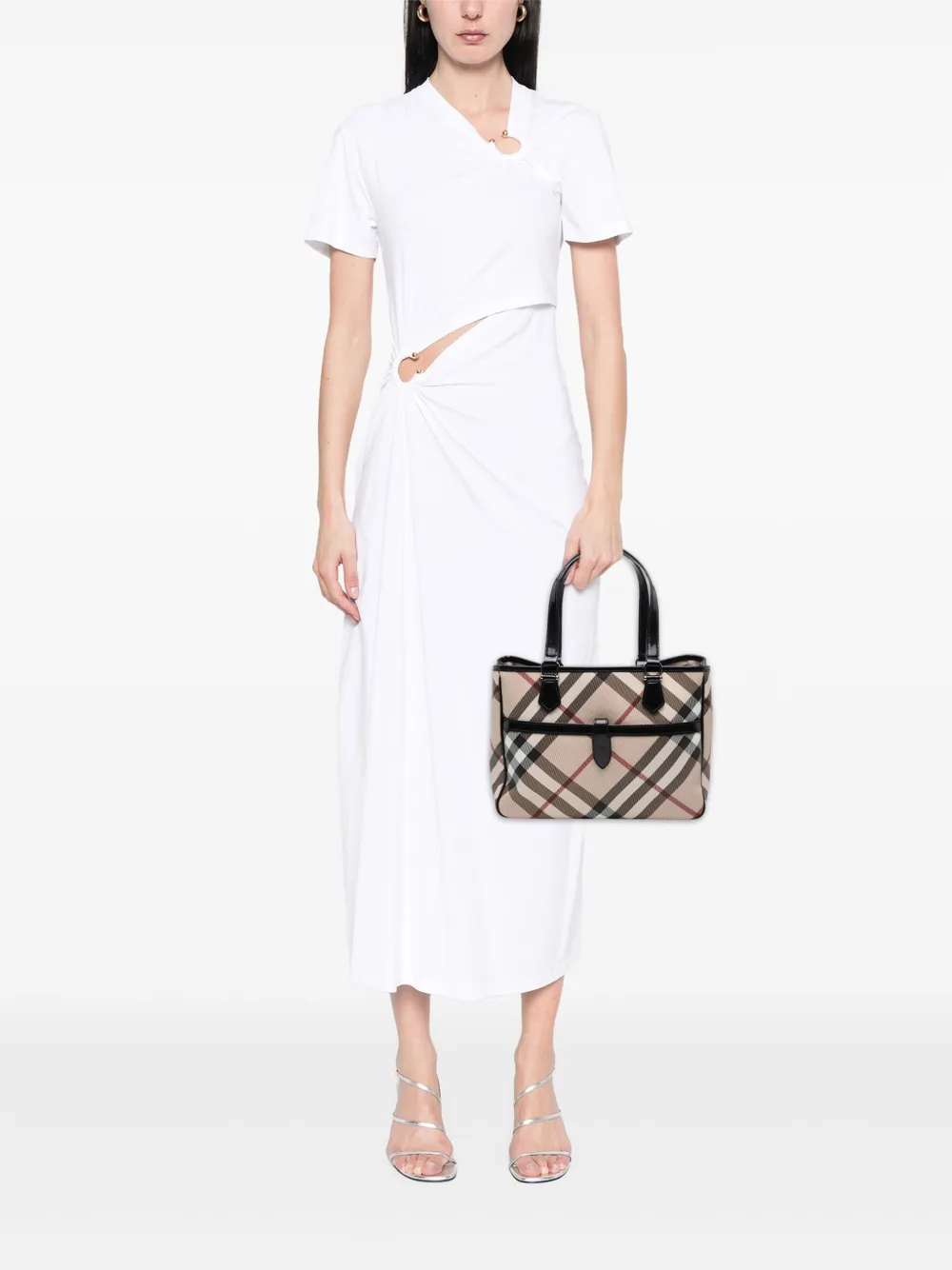Burberry Pre-Owned 2000-2017 Supernova Check Coated Canvas tote bag | Pre-Owned | Image 2