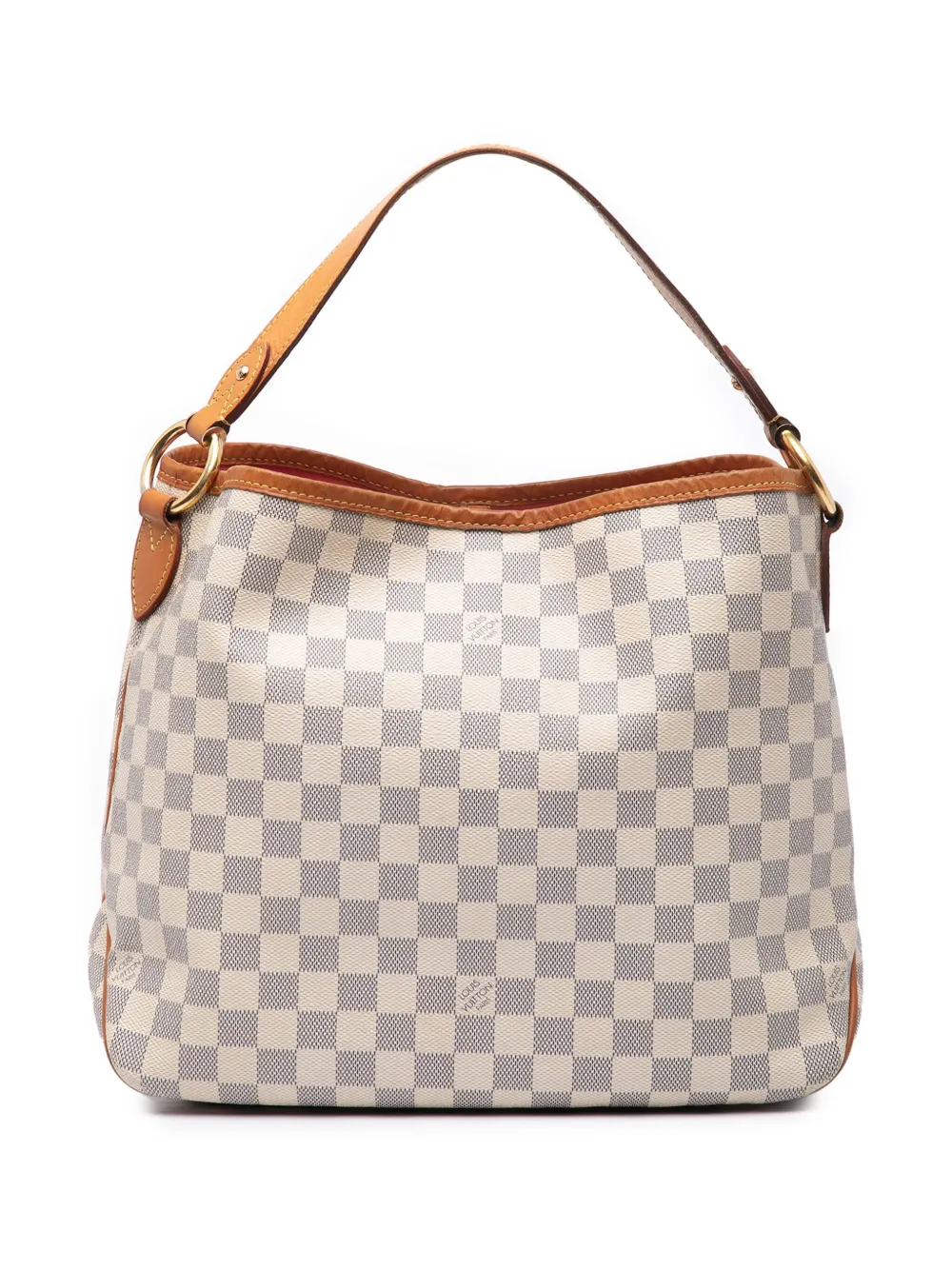 Louis Vuitton Pre-Owned 2015 ダミエ アズール ディライトフル PM ショルダーバッグ - ホワイト Louis Vuitton Pre-Owned 2015 ダミエ アズール ディライトフル PM ショルダーバッグ - ホワイト