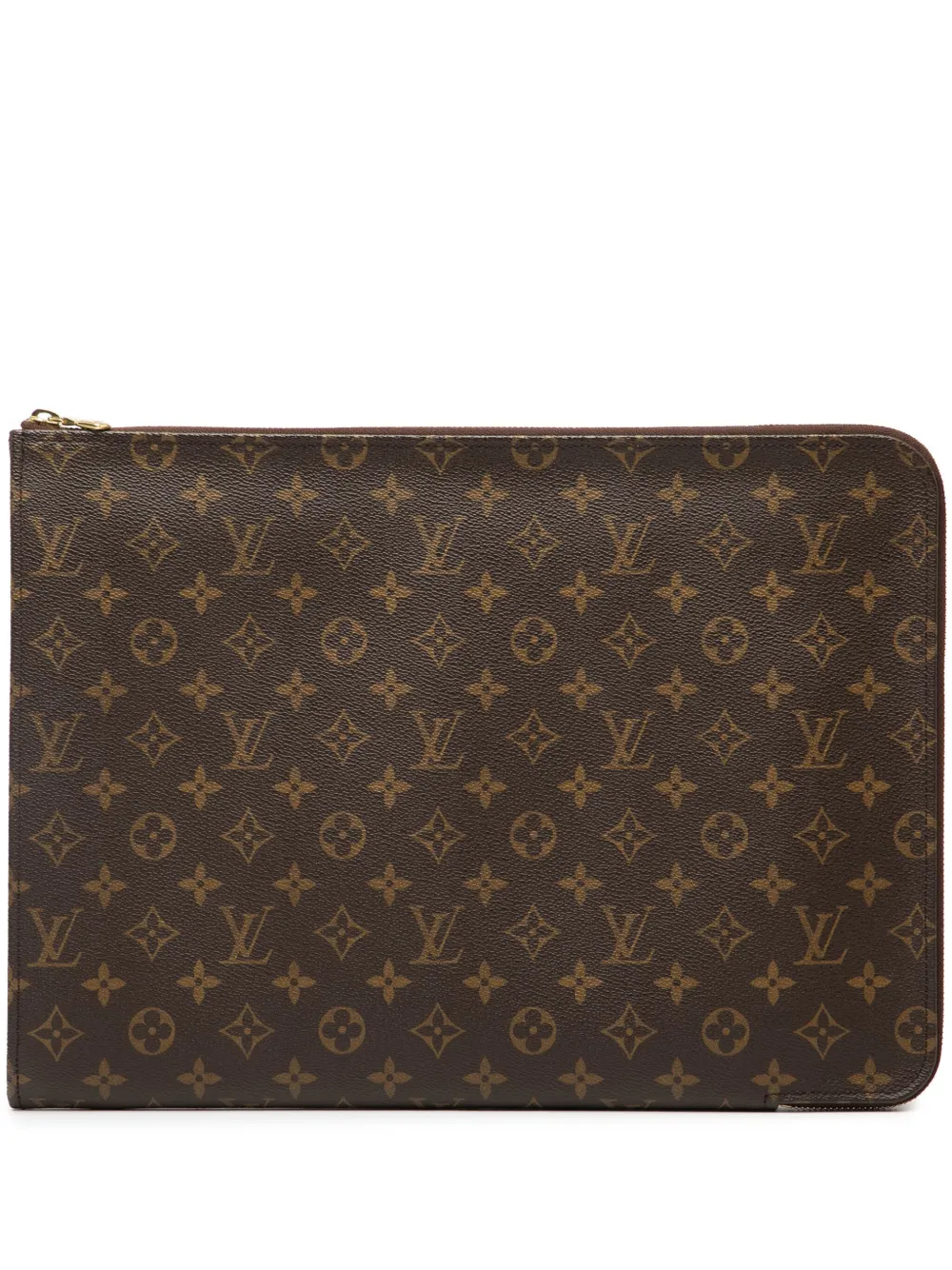 Louis Vuitton Pre-Owned bolsa Monogram Poche Documents Portfolio2004 | marrón | Image 1