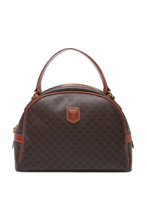 Celine Pre-Owned شنطة يد 'ماكادام كوتد كانفا دوم' 1996