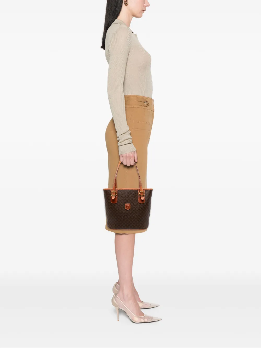 Celine Pre-Owned 1995 Macadam Coated Canvas tote bag | Pre-Owned | Image 2
