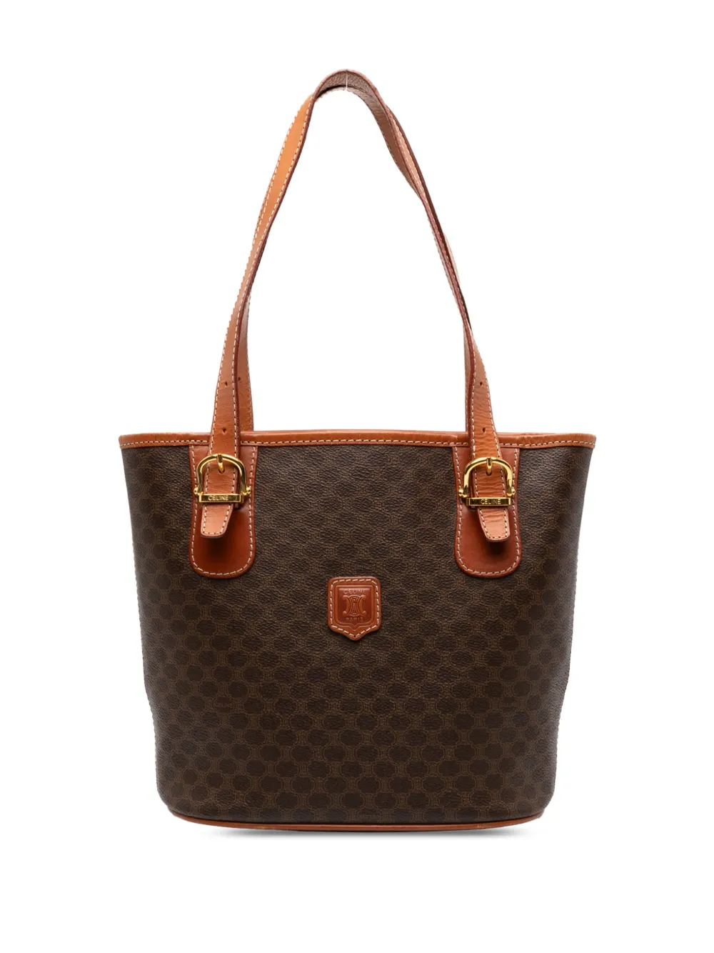 Celine Pre-Owned 1995 Macadam Coated Canvas tote bag | Brown | Image 1