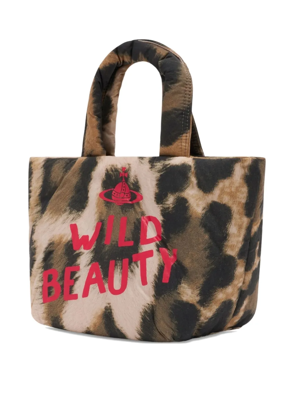 Vivienne Westwood leopard-print tote bag - Beige