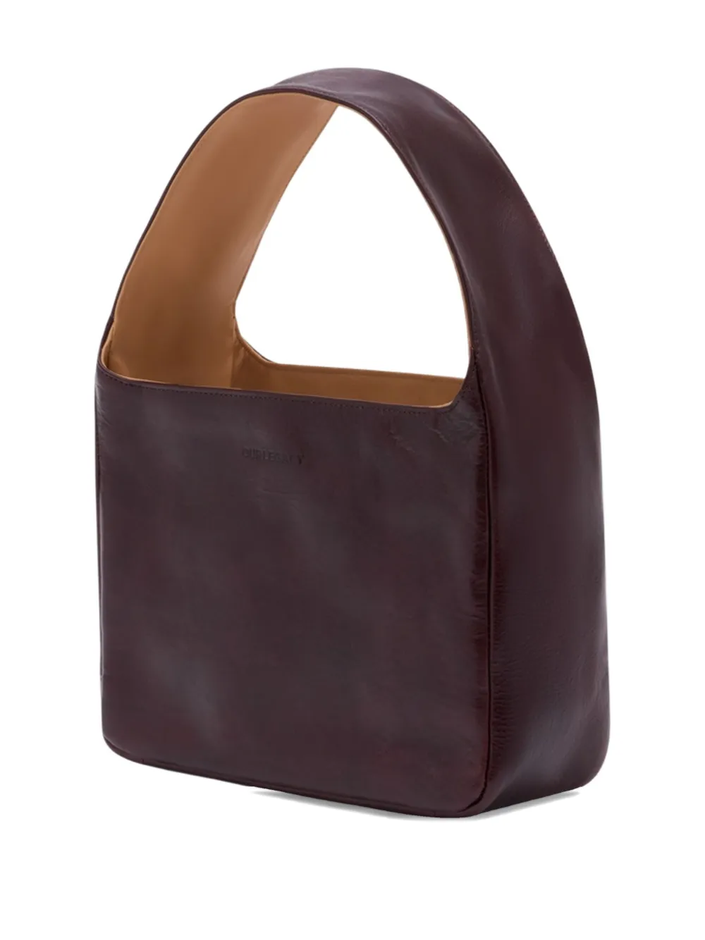 OUR LEGACY Brick leather shoulder bag - Bruin