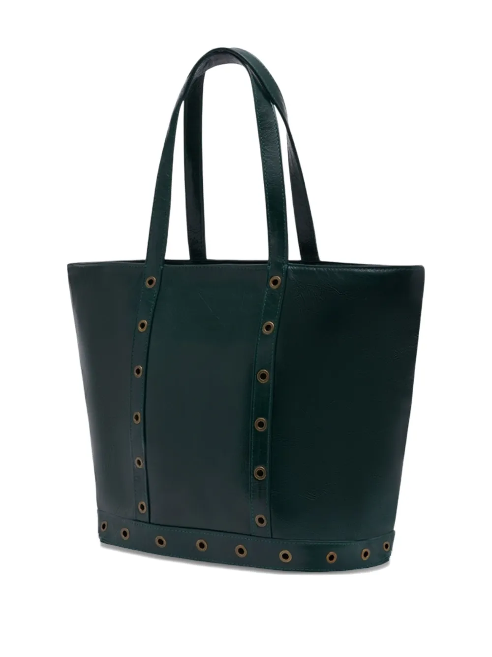Vanessa Bruno medium eyelet-details tote bag - Groen