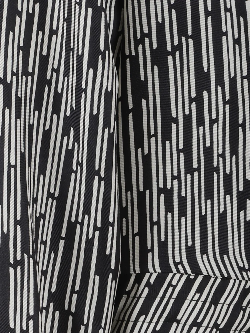 Kiton Striped Silk Shirt Dress In Black
