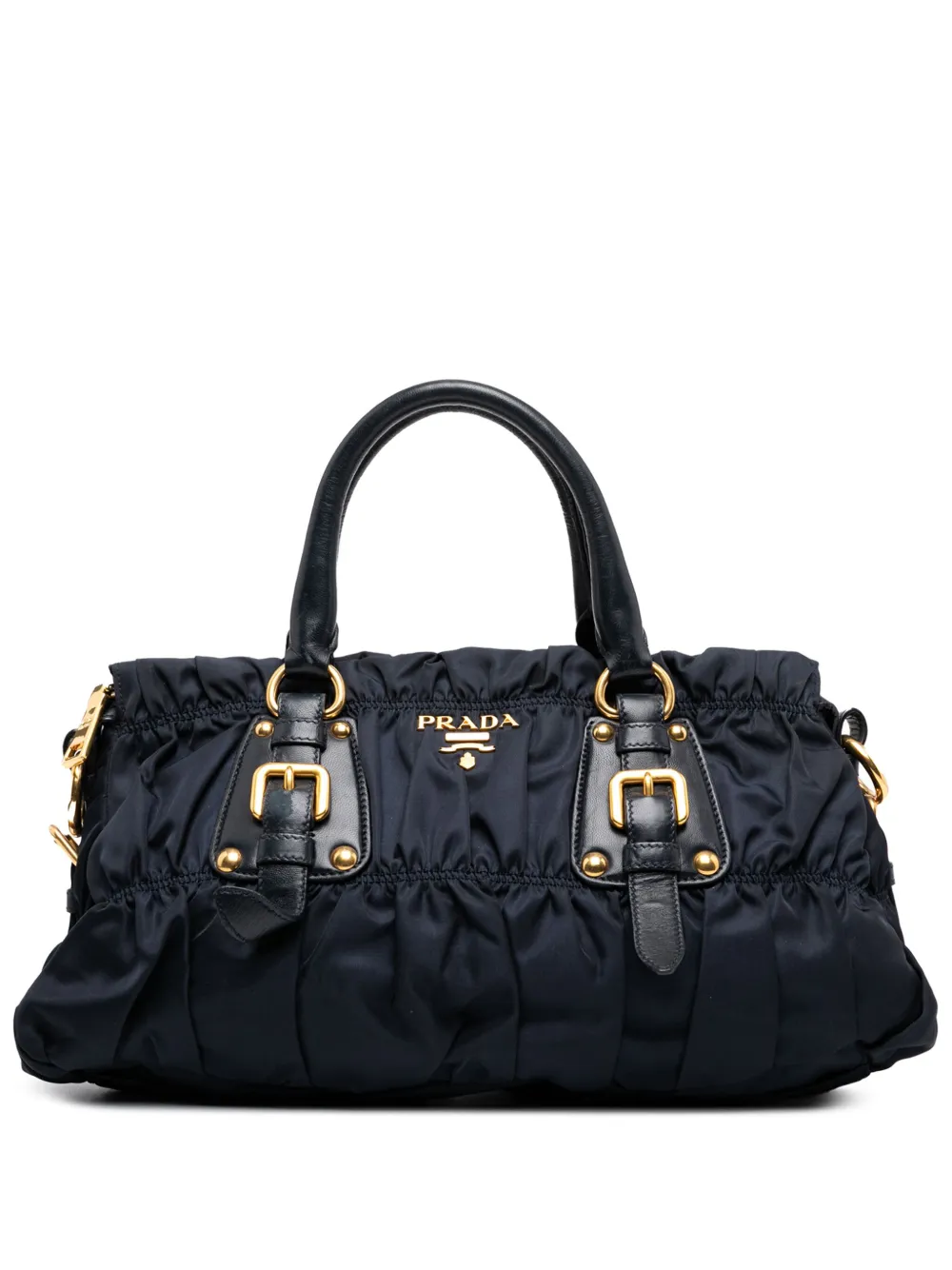 Prada Pre-Owned 2010-2025 Tessuto Gaufre satchel | Black | Image 1