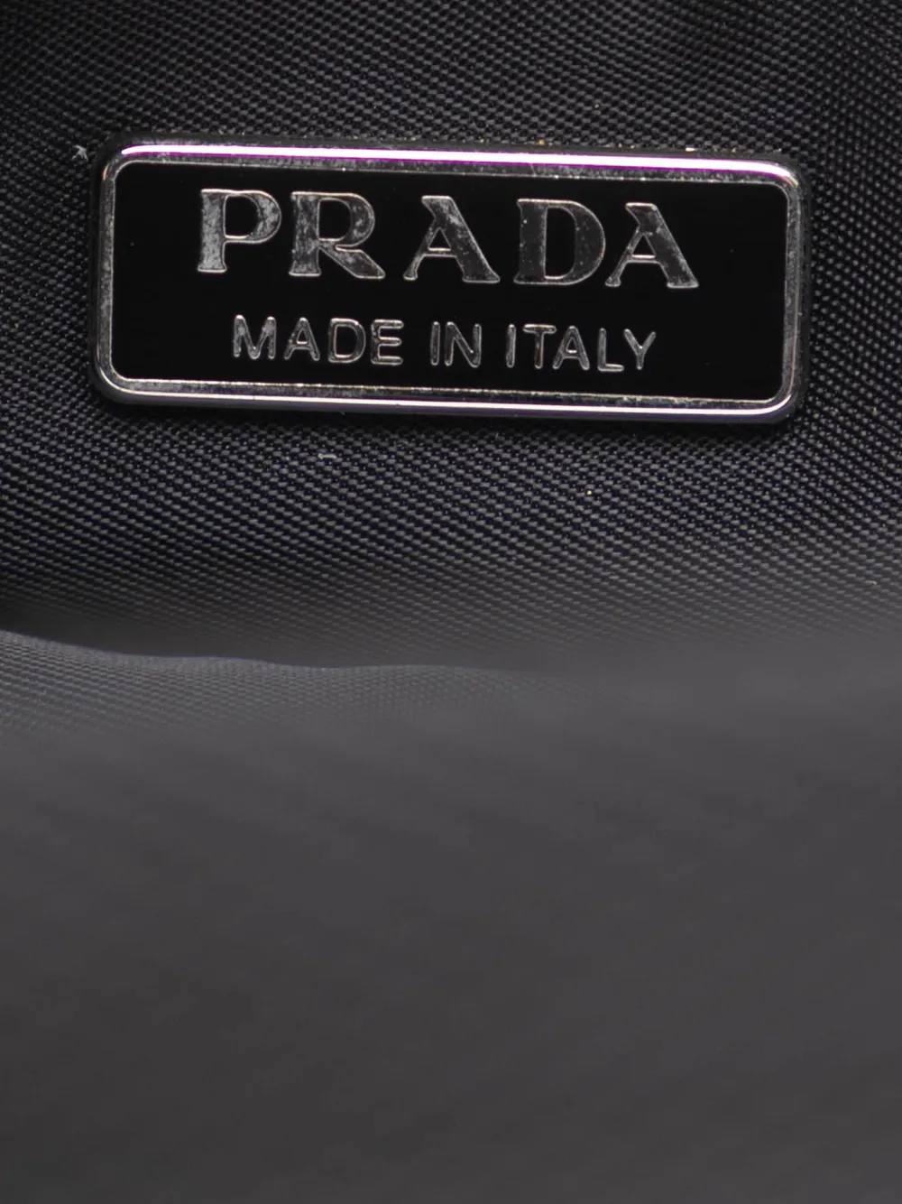 Pre-owned Prada 2000-2013 Mini Tessuto Sport Shoulder Bag In Black