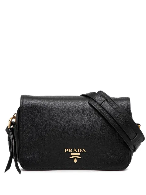 Prada Pre-Owned 2010-2025 Vitello Phenix Flap crossbody bag