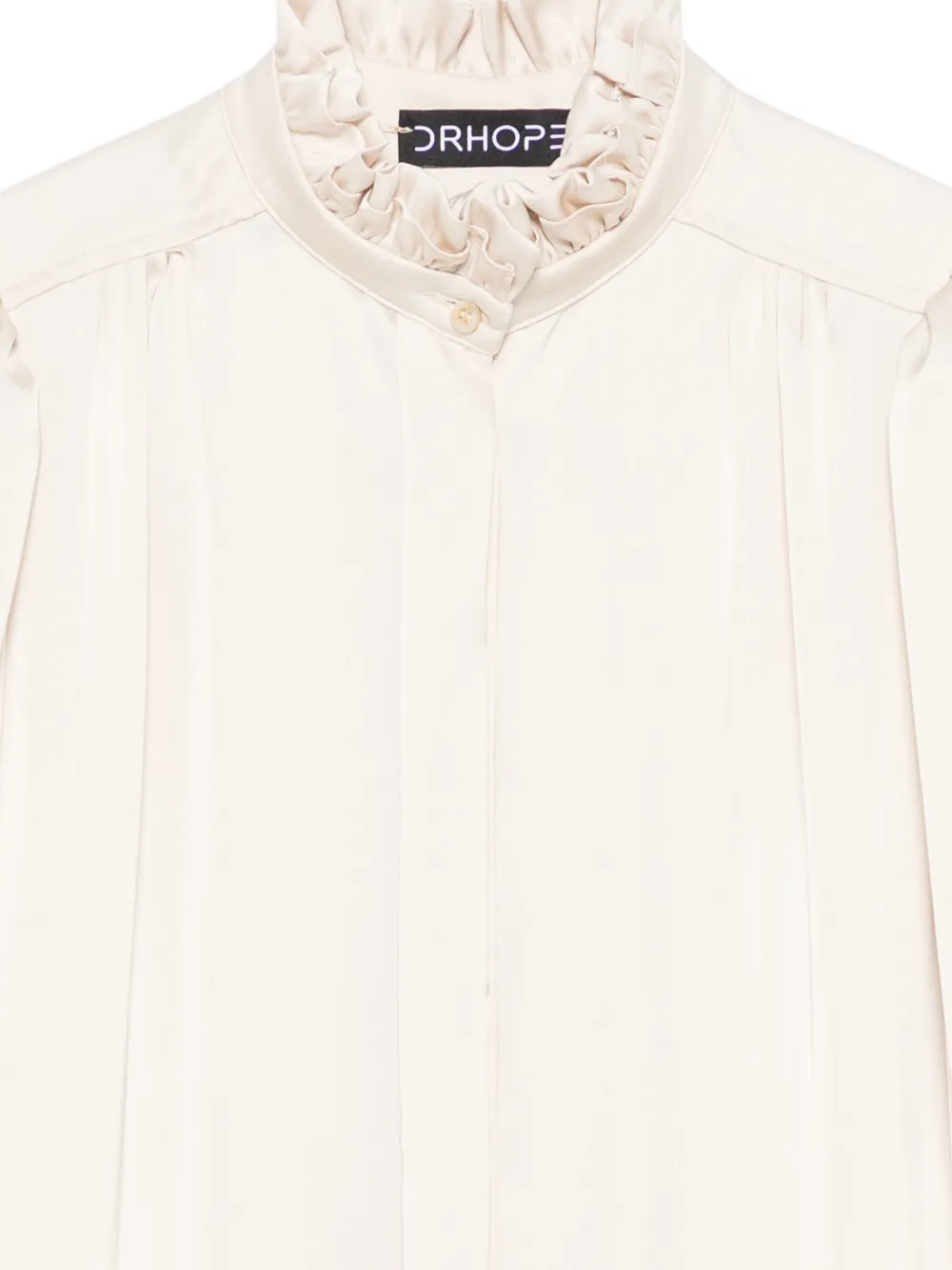 Drhope Ruffled Shirt In White