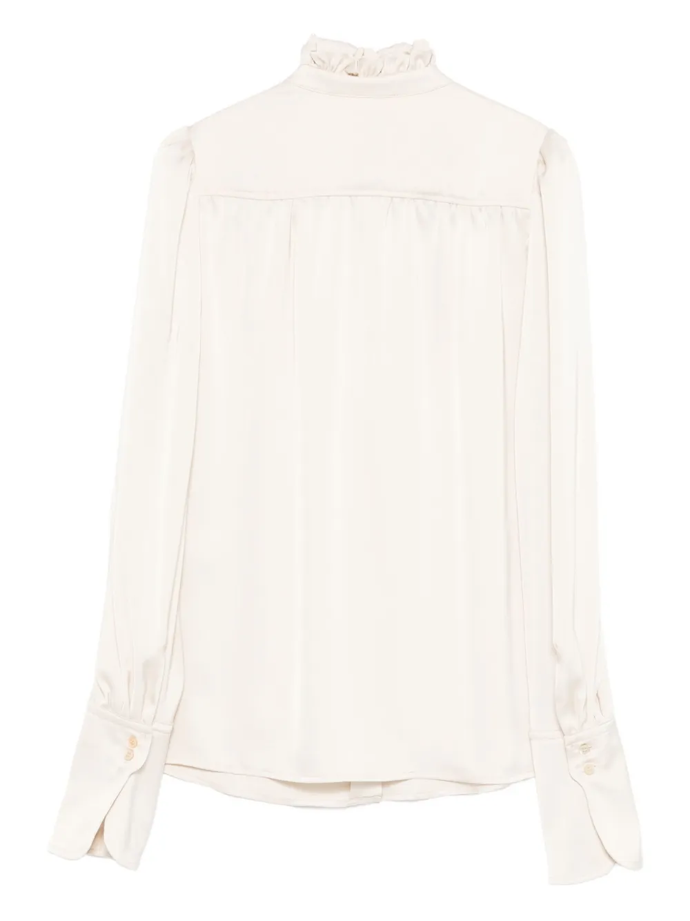 DRHOPE ruffled shirt - Beige