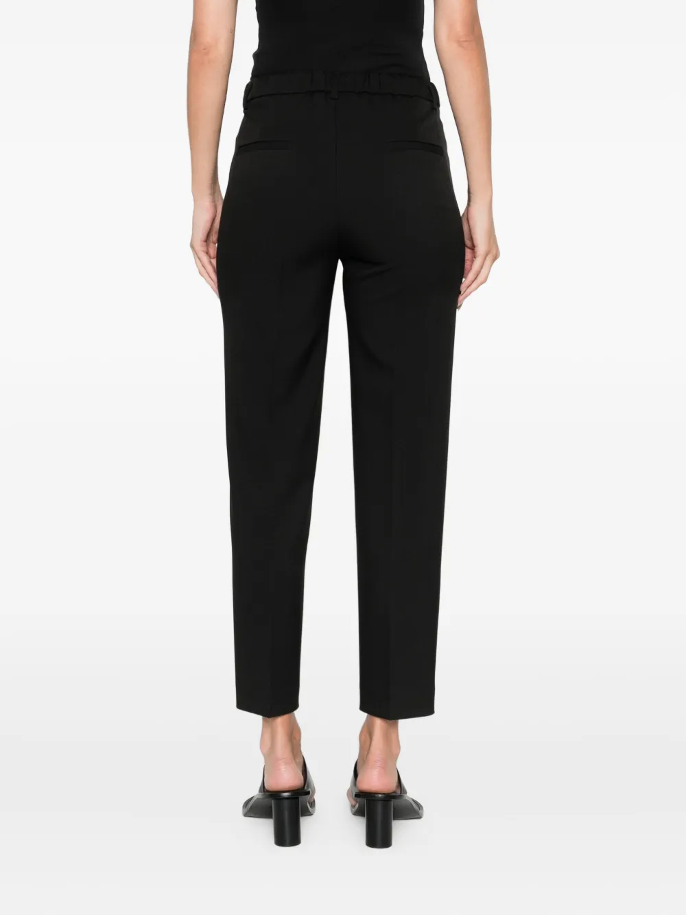 Drhope Belt-loop Trousers In Black