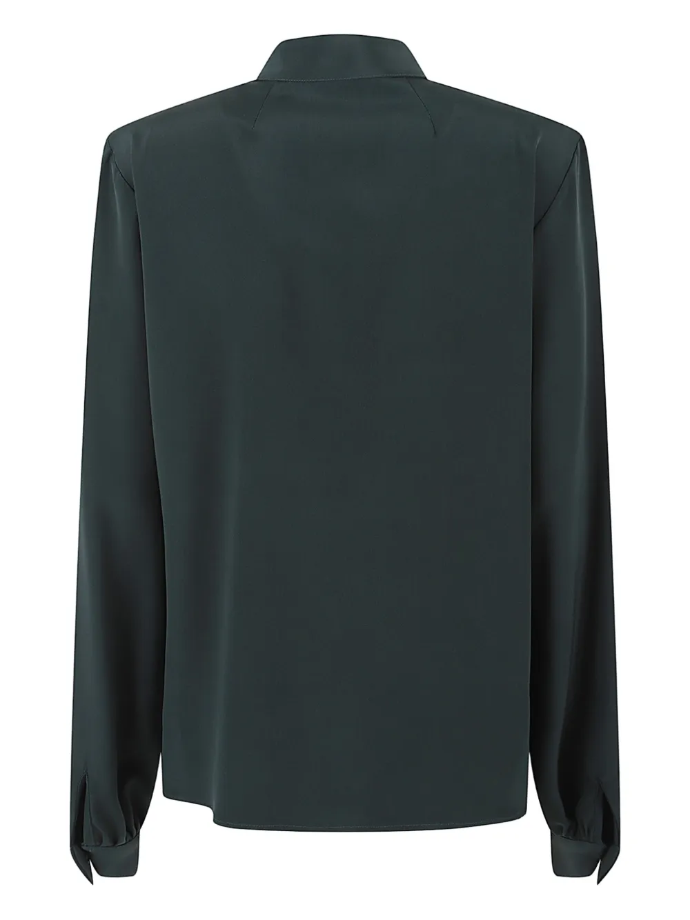 Kiton button-fastening silk blouse - Groen