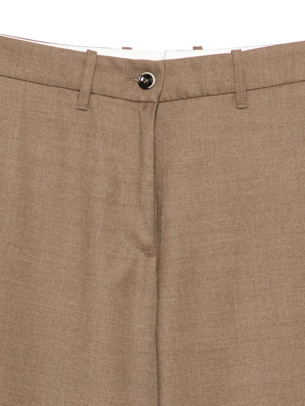 Nine In The Morning Broek met knoopsluiting Bruin