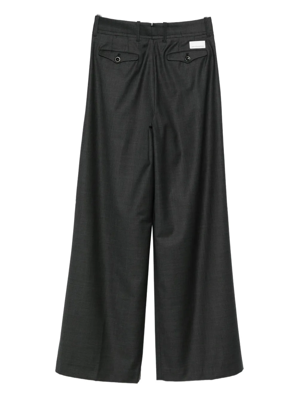 Nine In The Morning Pleated Trousers In Black