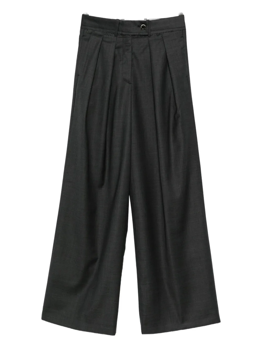 Nine In The Morning Pleated Trousers In Black