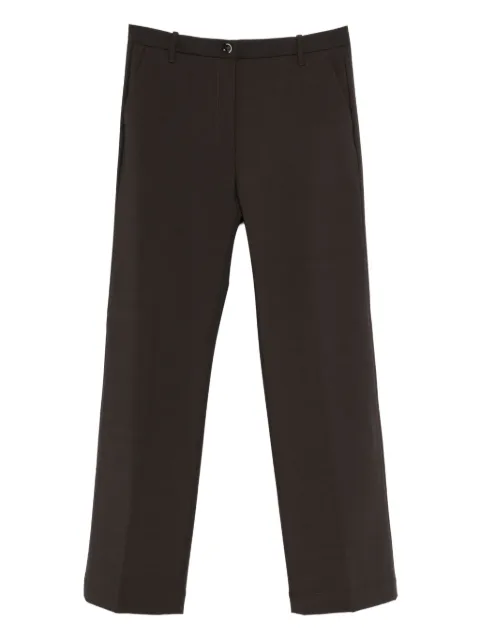 Nine In The Morning logo-patch trousers