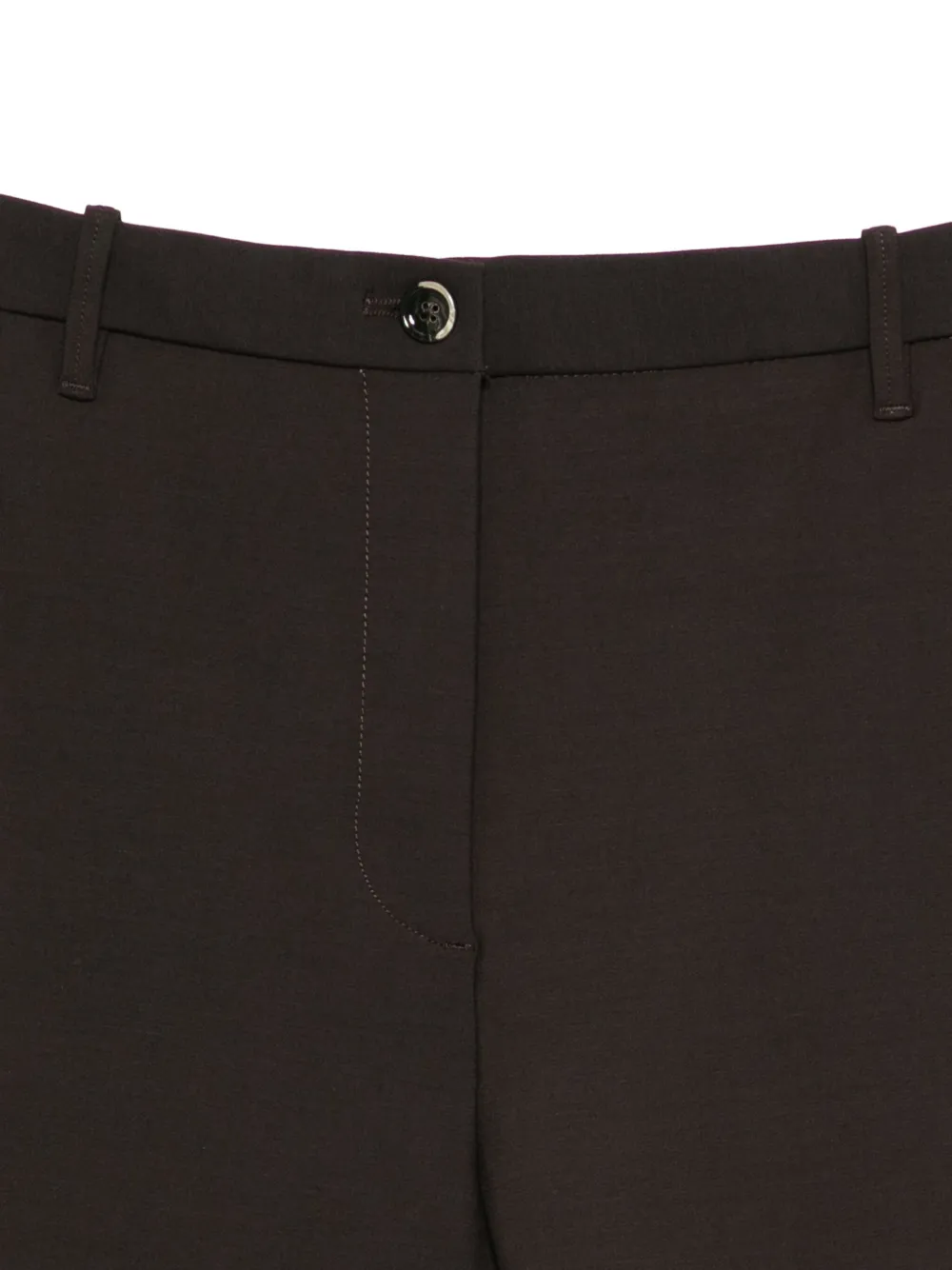 Nine In The Morning Broek met logopatch Bruin