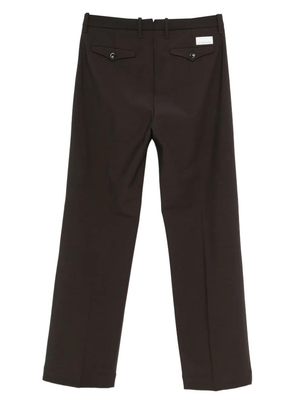 Nine In The Morning logo-patch trousers - Bruin