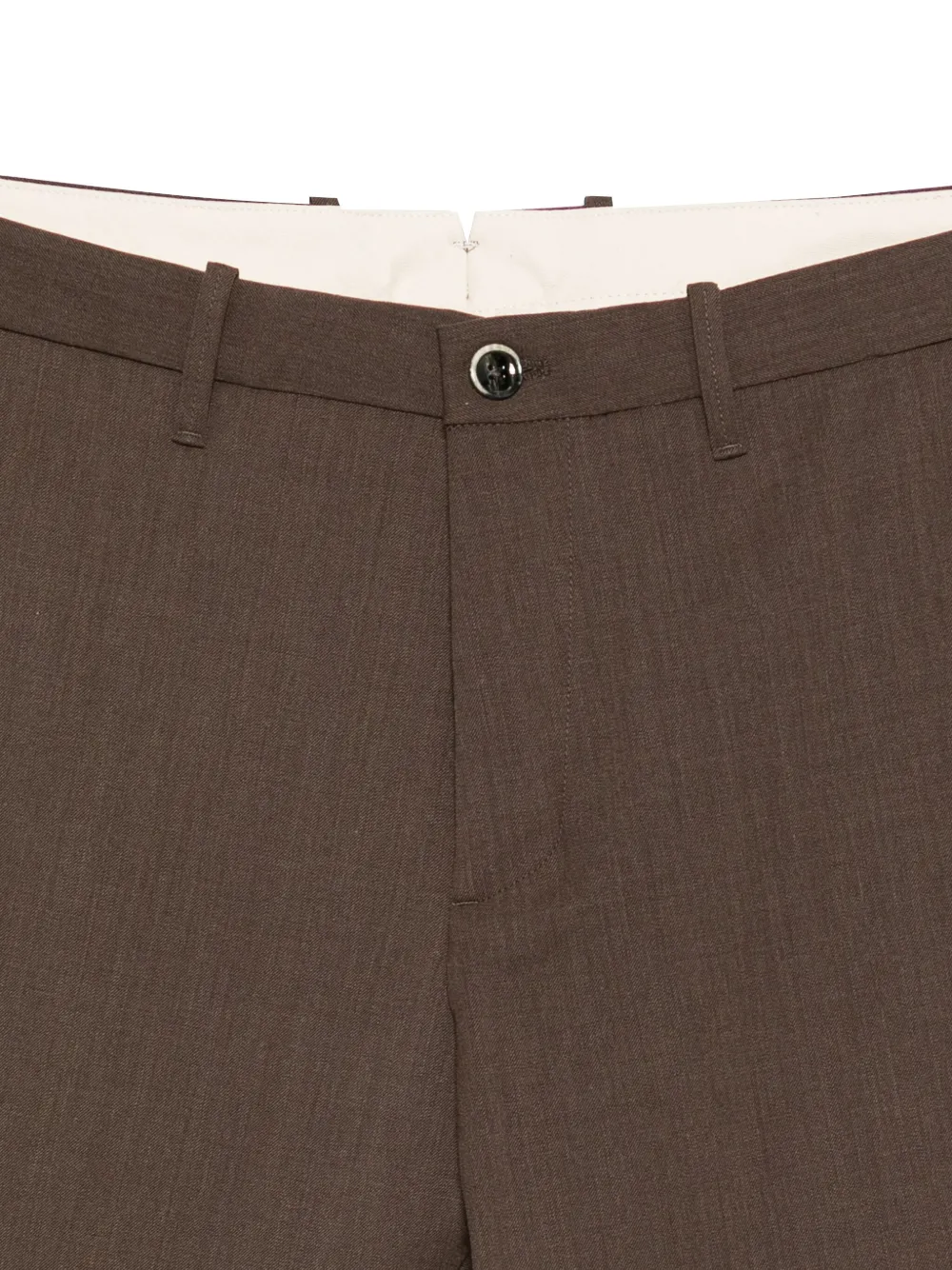 Nine In The Morning Broek met knoopsluiting Bruin