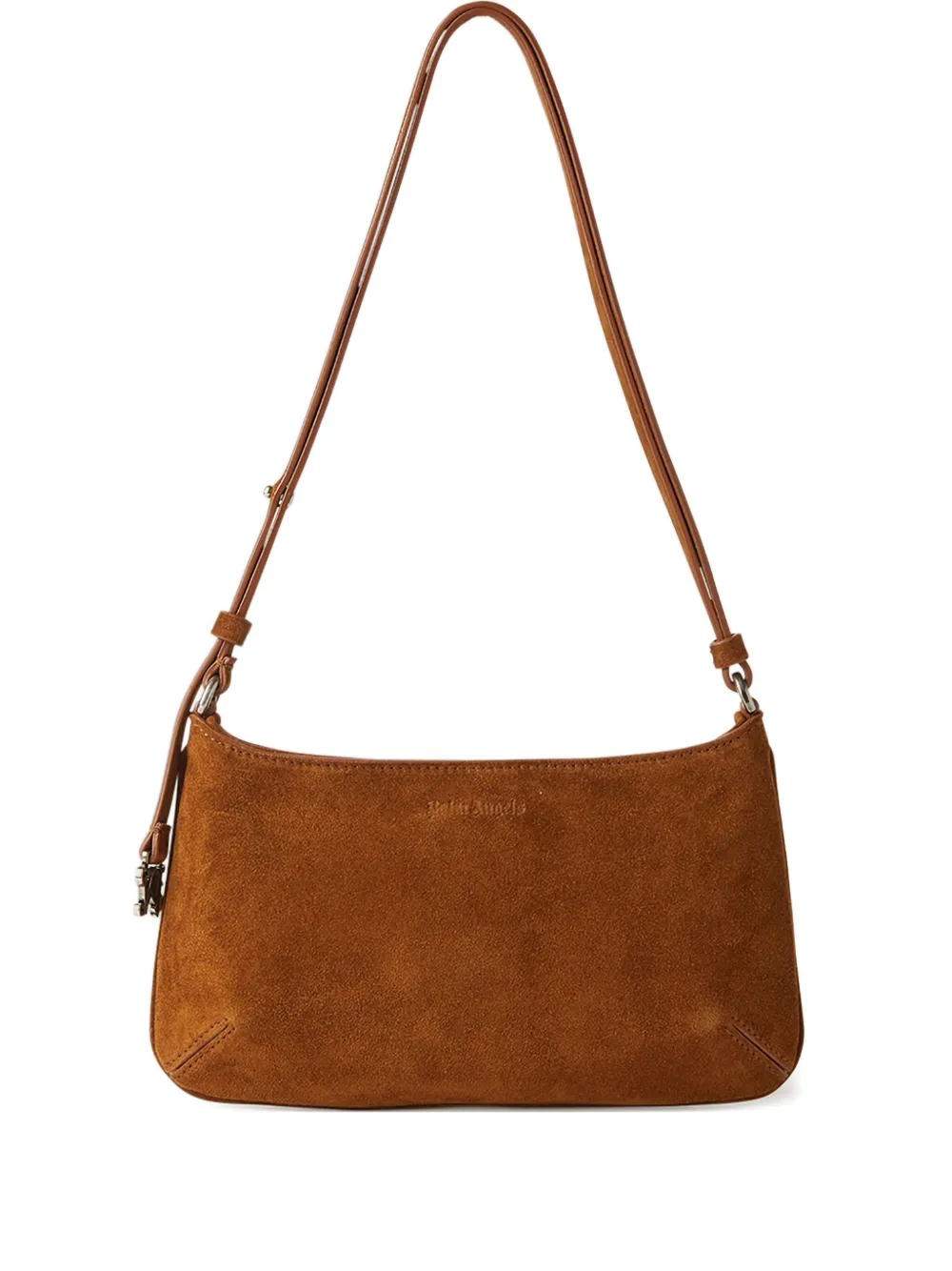 Palm Angels Giorgina Suede Shoulder Bag In Blue