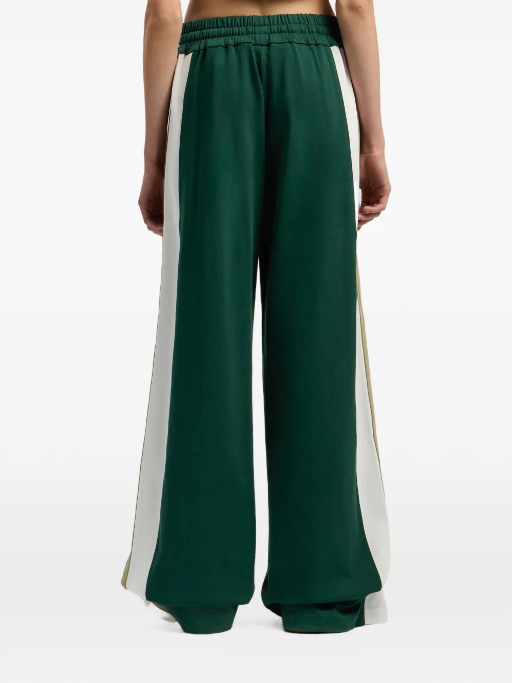 Palm Angels Trainingsbroek met monogram en zijvlak Groen
