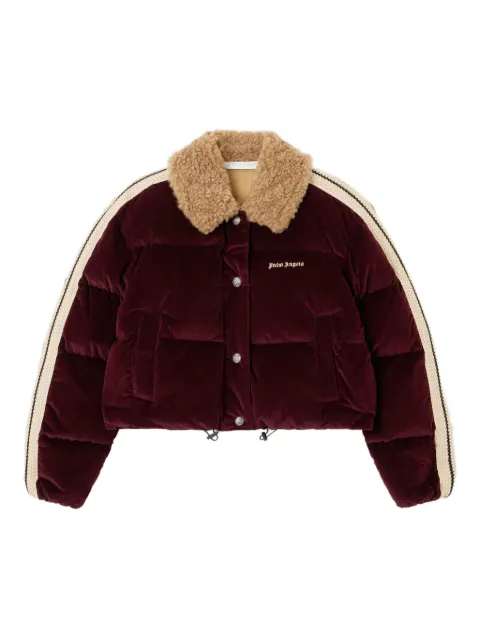 Palm Angels Classic Logo Cord collared jacket