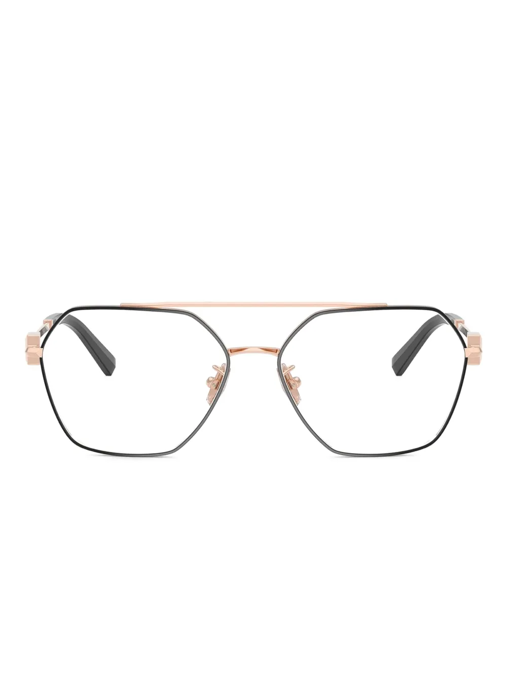 Tiffany & Co Eyewear geometric-frame double-bridge glasses