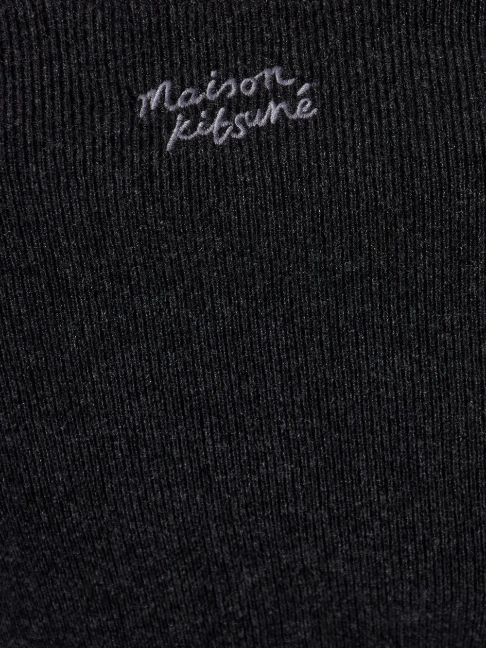 Maison Kitsuné Top met ronde hals Grijs