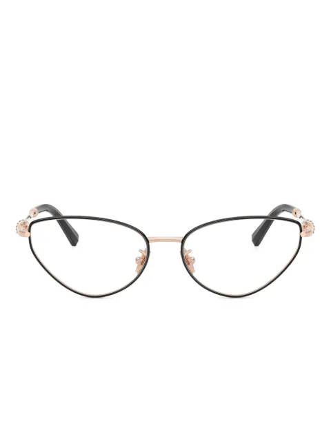 Tiffany & Co Eyewear 캣아이 매듭 디테일 안경