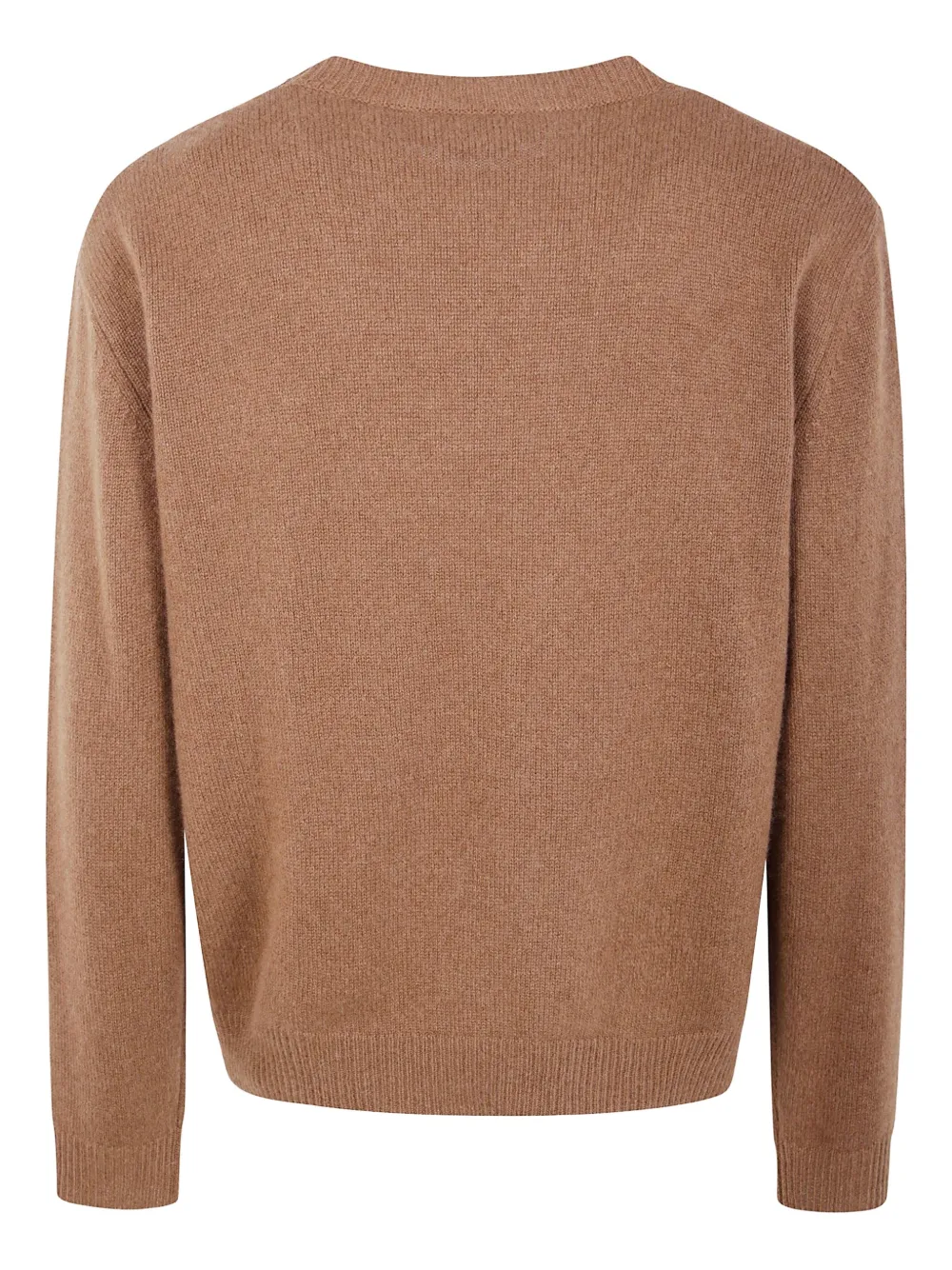 Marni logo-patch crew-neck sweater - Bruin