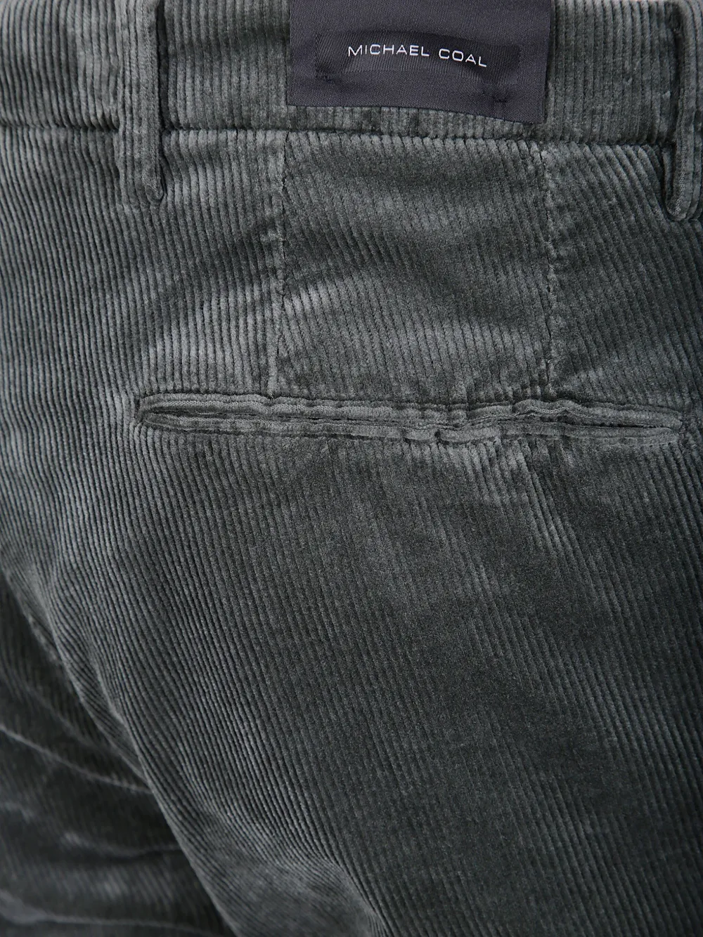 michael coal Ribfluwelen broek Grijs