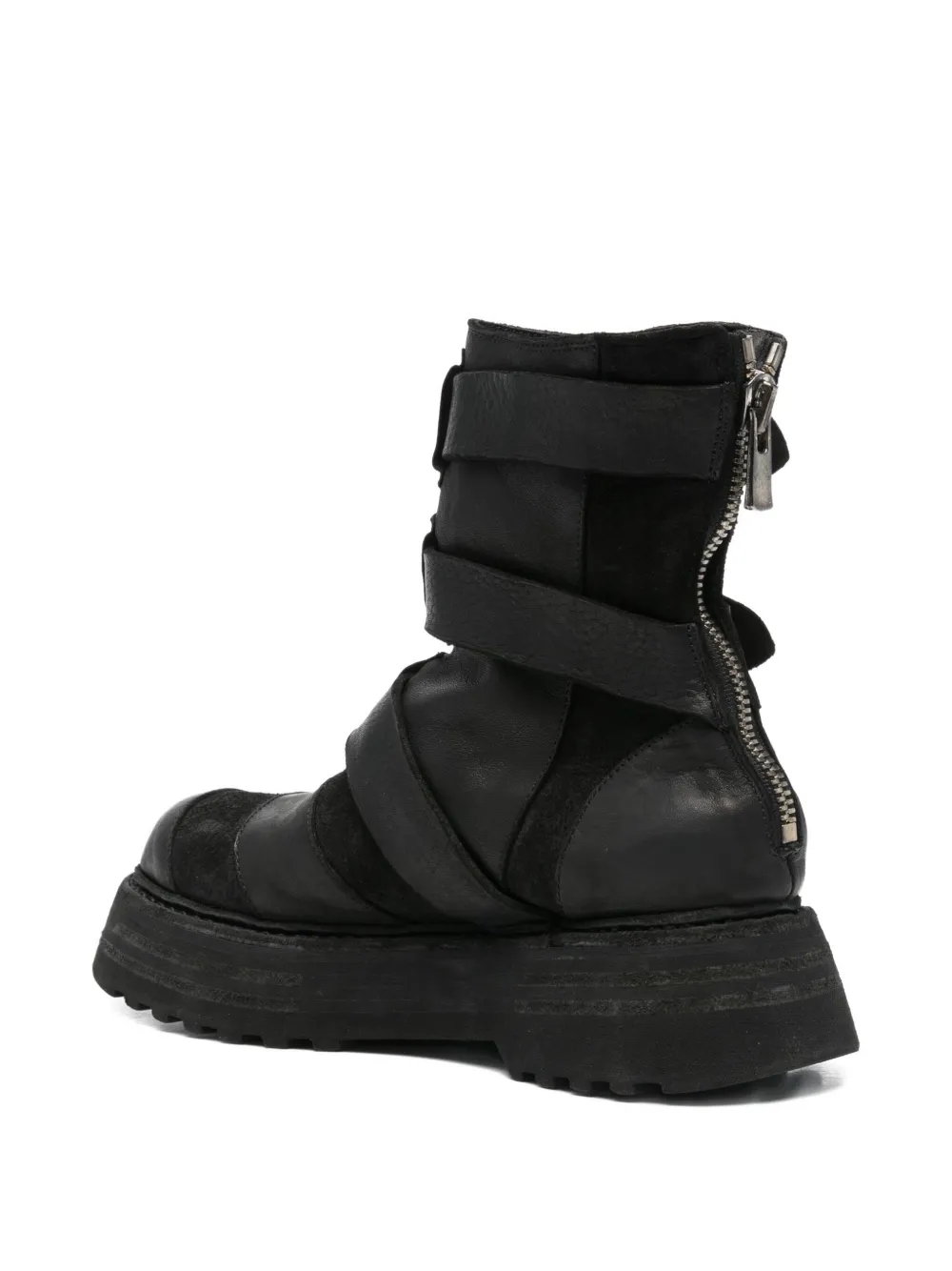 Guidi multi-strap boots Zwart