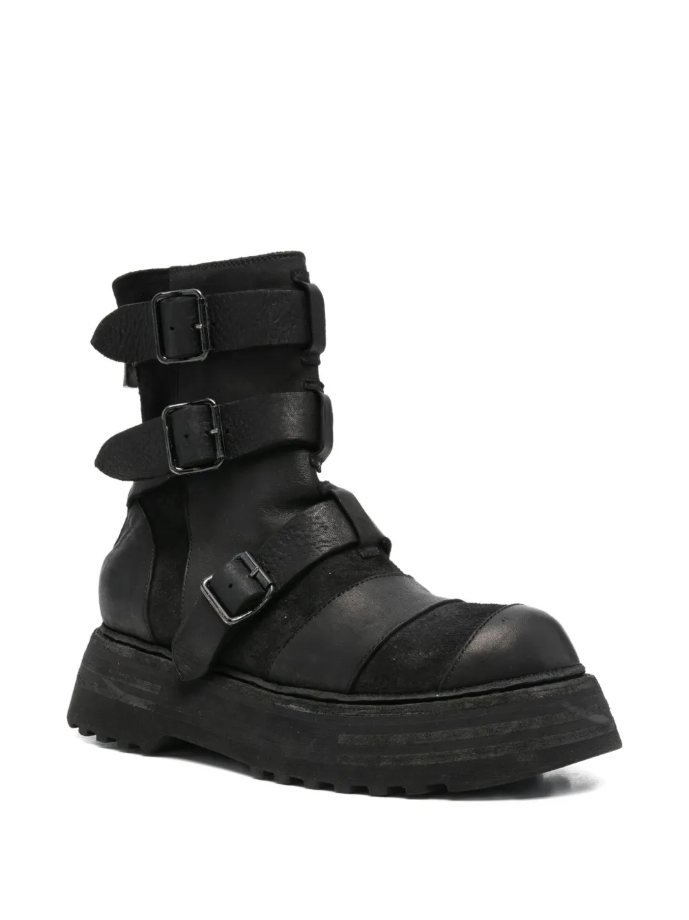 Guidi multi-strap boots Zwart