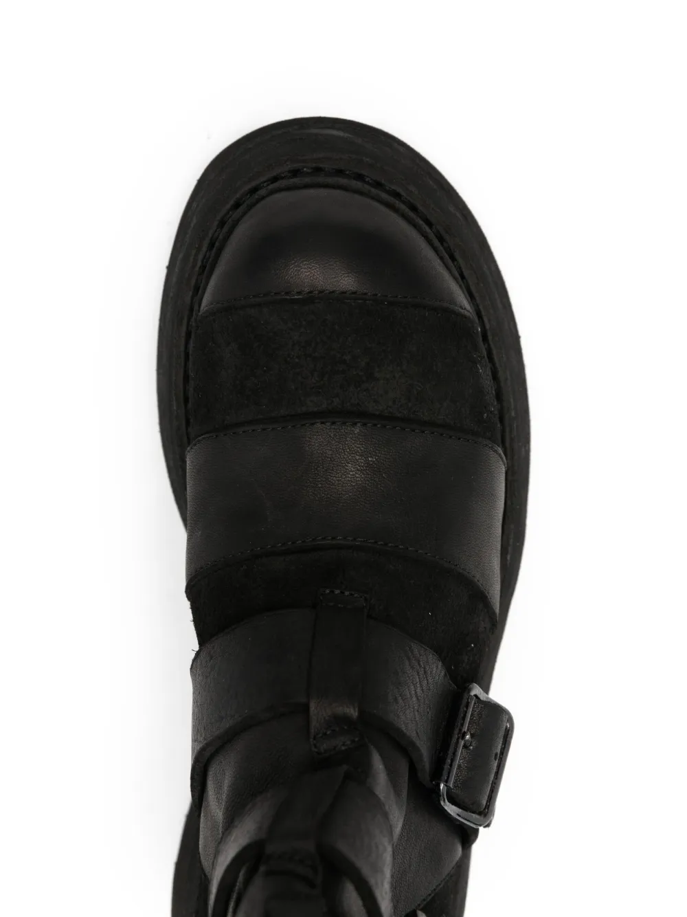 Guidi Laarzen met meerdere bandjes Zwart