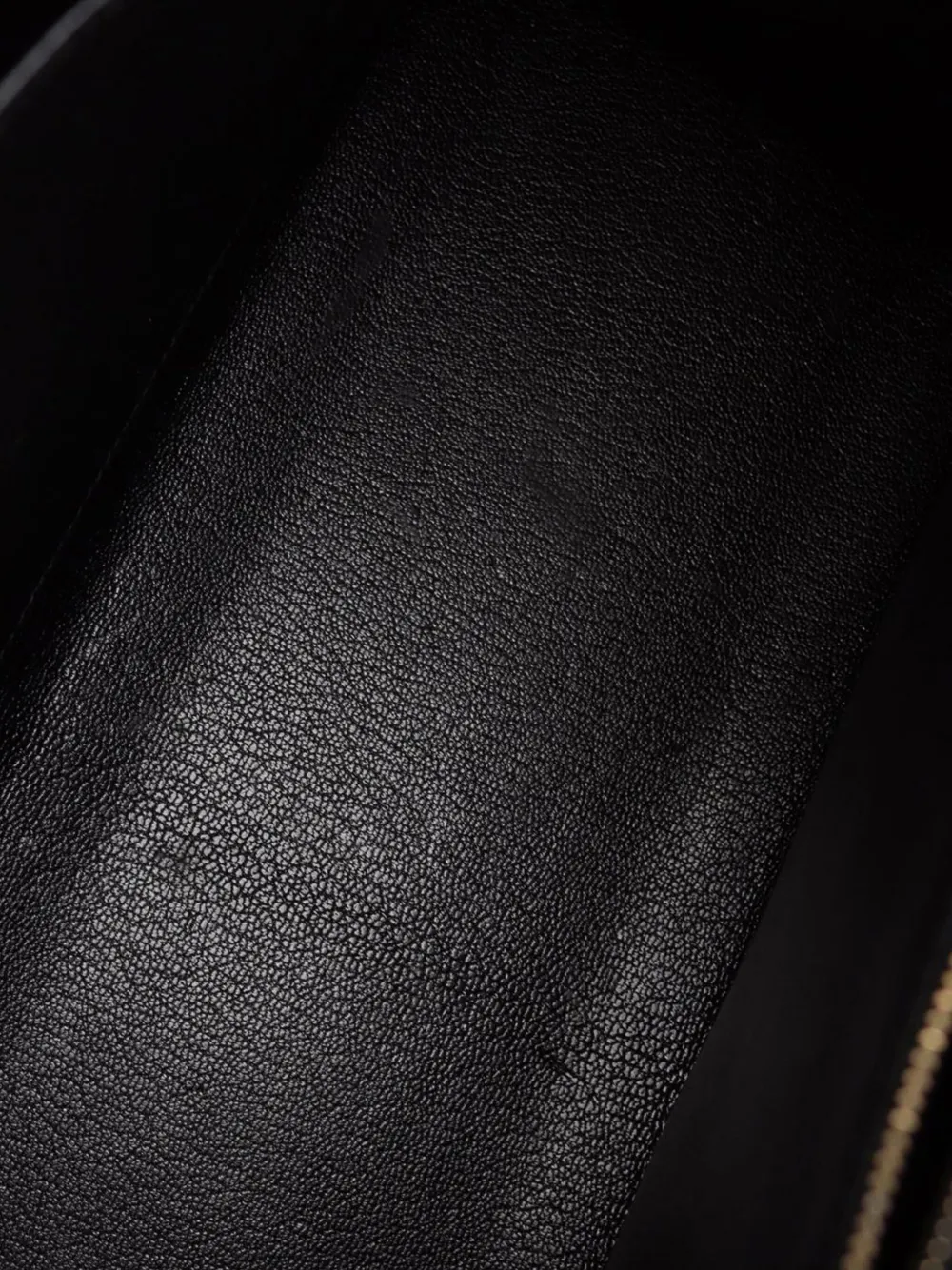 Pre-owned Hermes 1999 Box Calf Kelly Sellier 32 Satchel In Black
