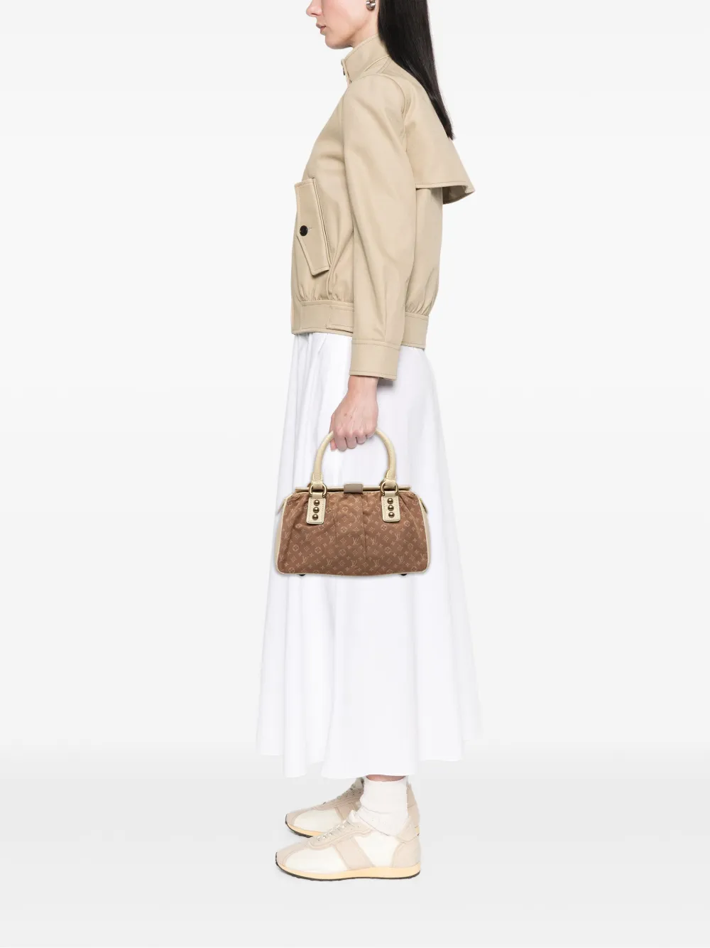 Louis Vuitton Pre-Owned 2005 Monogram Mini Lin Trapeze PM handbag | Pre-Owned | Image 2