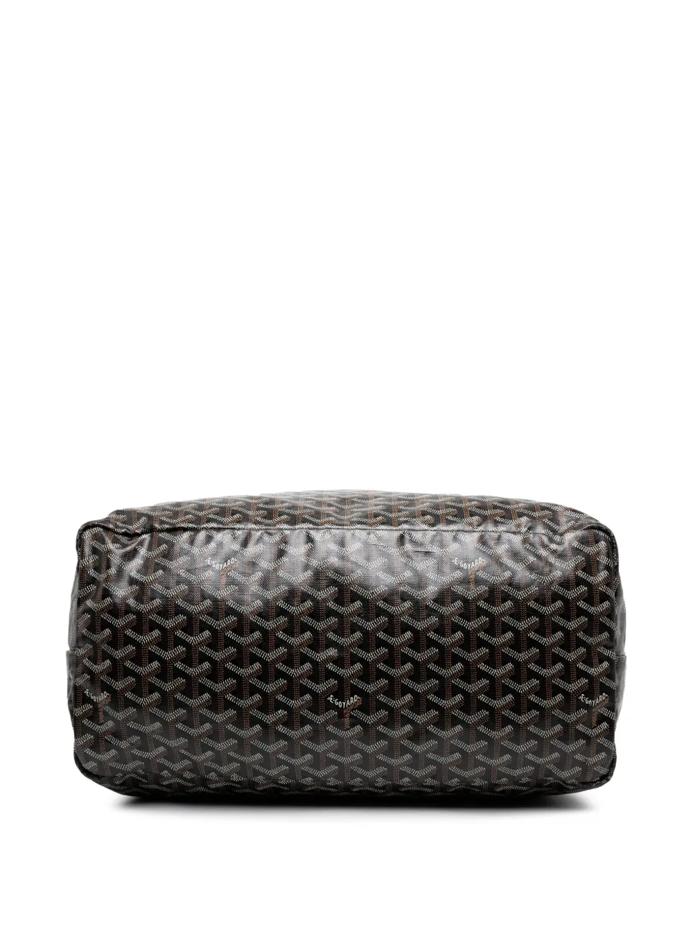 Pre-owned Goyard 2017 Ine Saint Louis Gm Tote Bag In Black