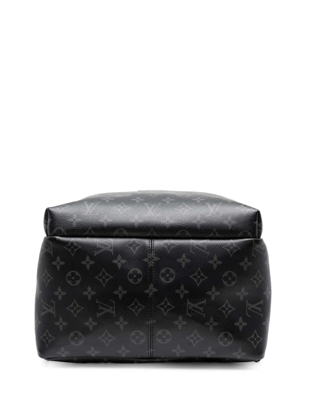 Pre-owned Louis Vuitton 2019 Monogram Eclipse Discovery Backpack In Black