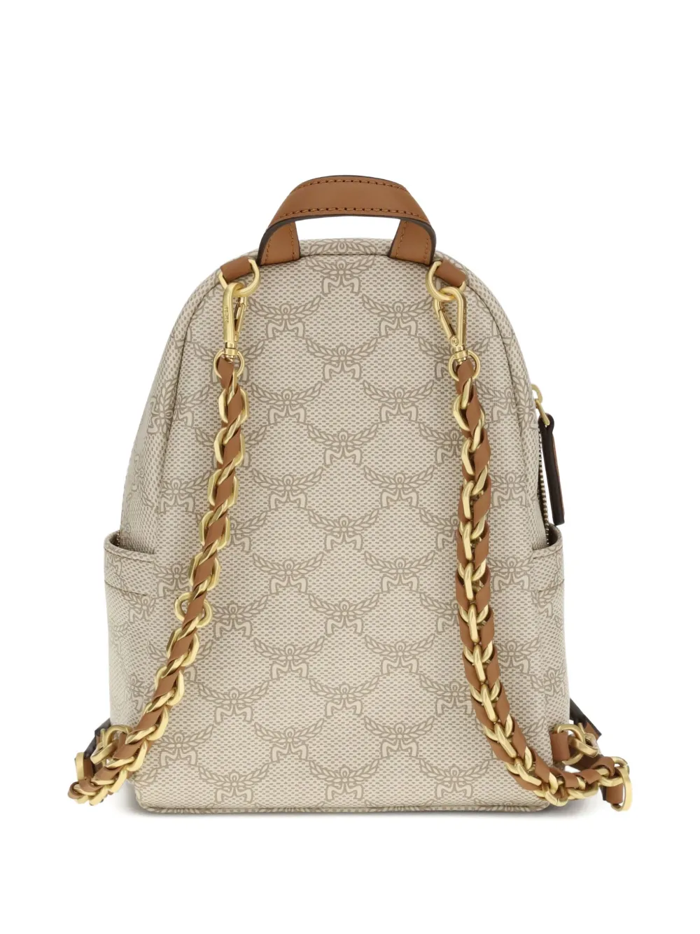 MCM Rugzak met kettingband Beige