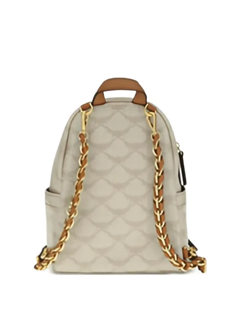 MCM chain-strap backpack
