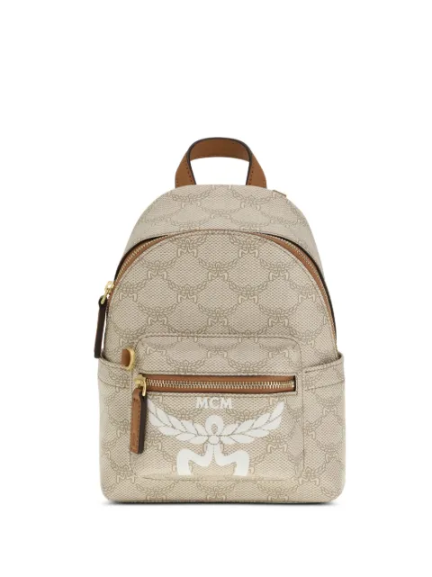 MCM chain-strap backpack