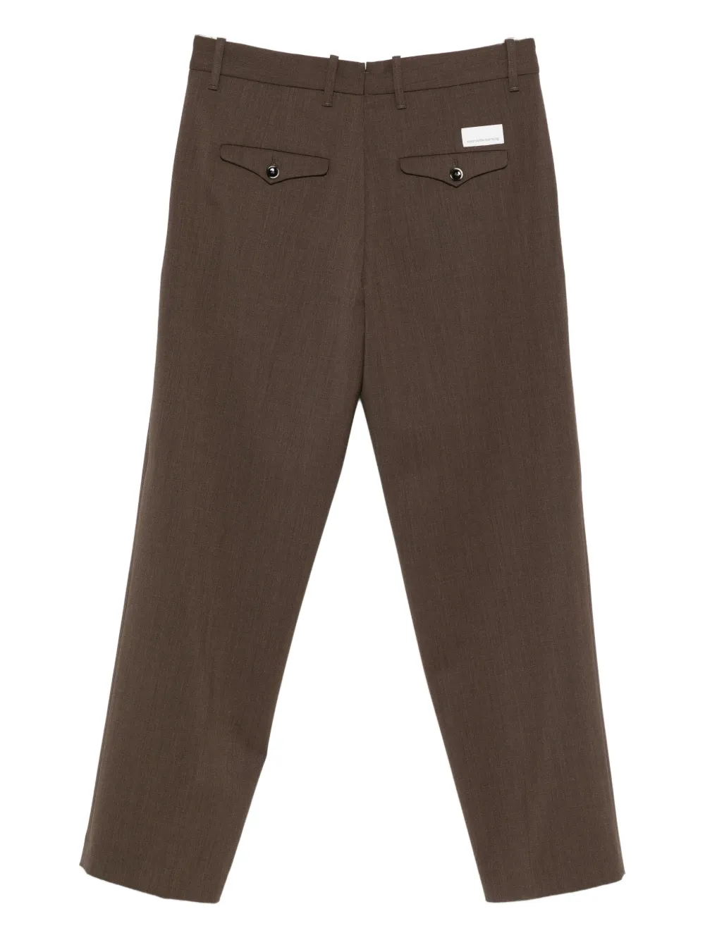 Nine In The Morning button-fastening trousers - Bruin