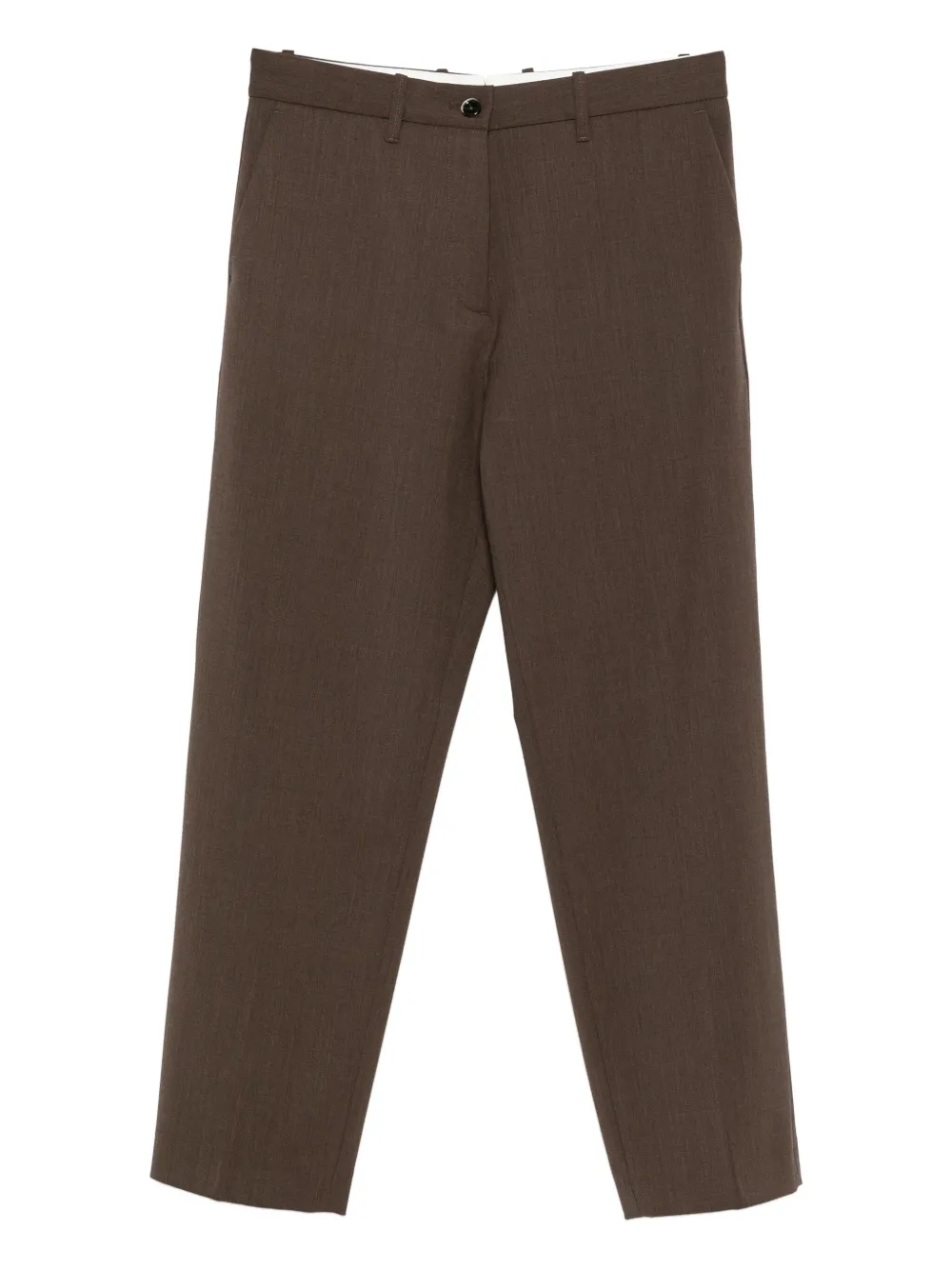 Nine In The Morning button-fastening trousers | Brown | Image 1
