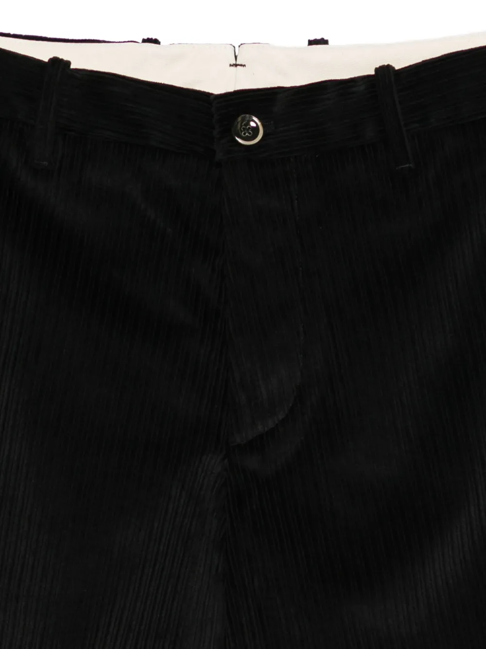 Nine In The Morning Ribfluwelen broek Zwart