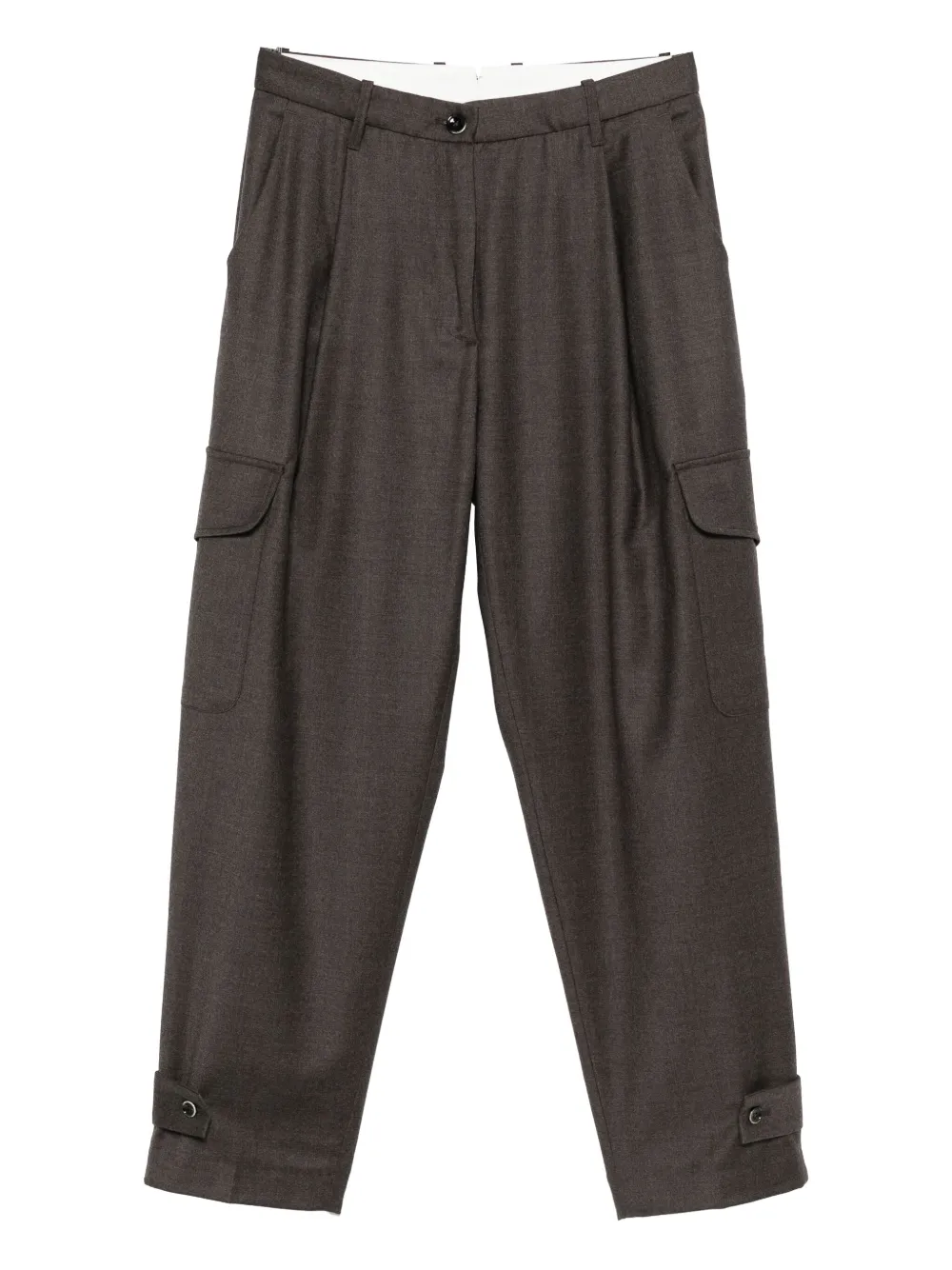 Nine In The Morning pleated trousers | Brown | Image 1