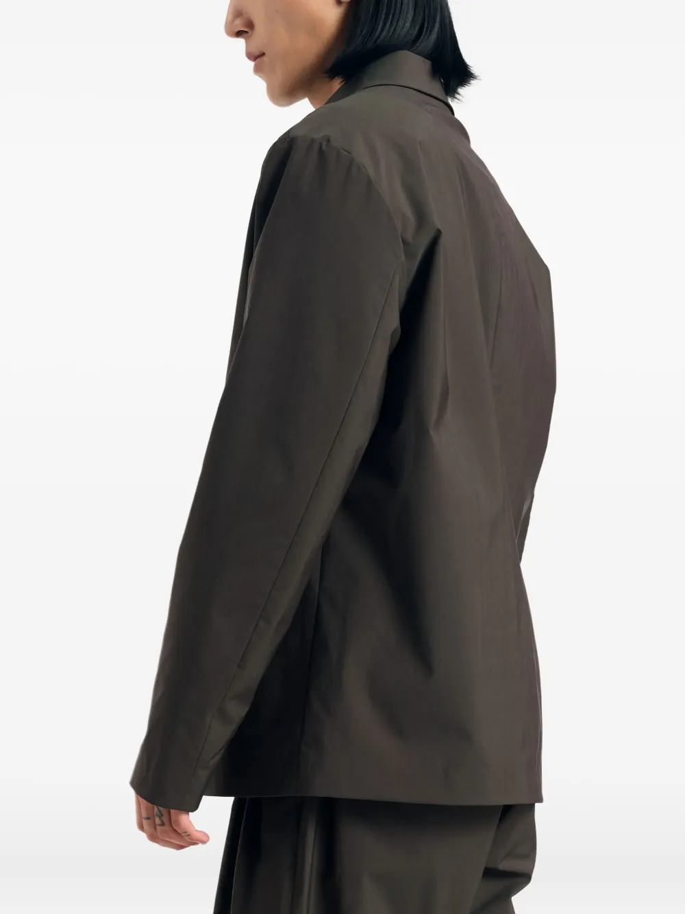 Norse Projects Alpinix wollen blazer Bruin
